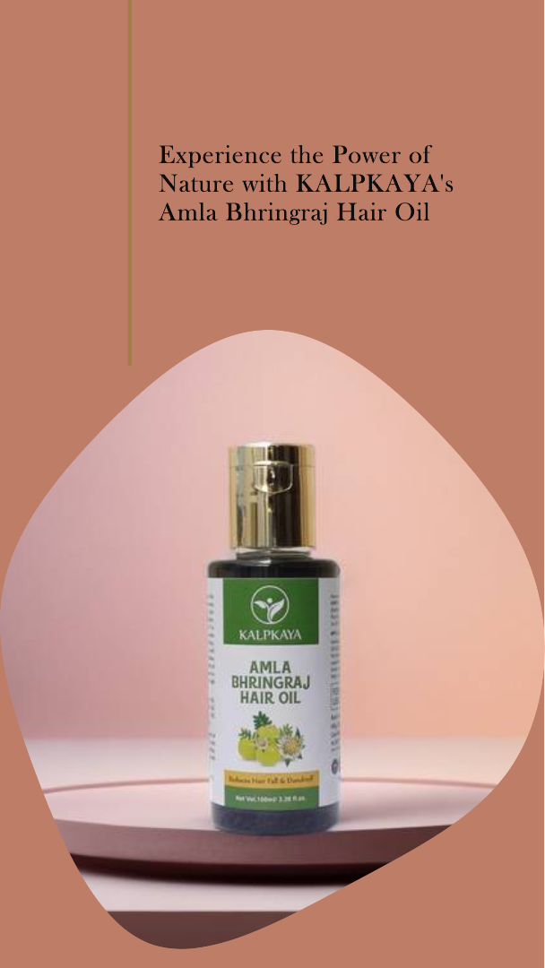KALPKAYA Amla Bhringraj Hair Oil | Enriched with Vitamin E| Anti-Hair Fall | Anti-Dandruff Hair Oil - Image 4
